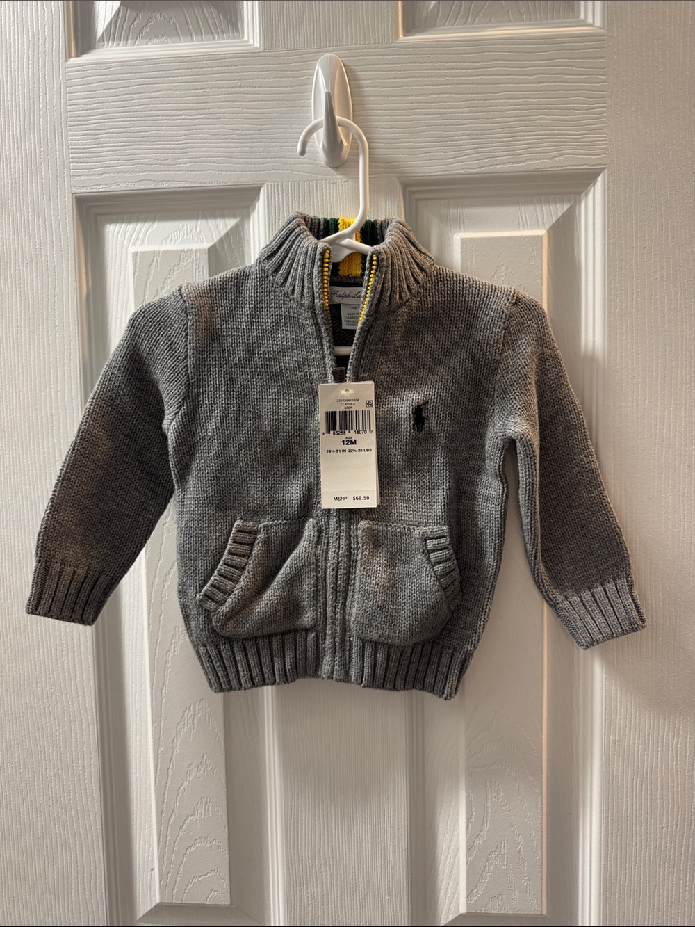 Polo Ralph Lauren 100% cotton sweater 12M